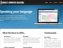 Tablet Screenshot of connectsolutions.ca